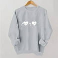 thumbnail image 2 of Dgankt Womens Long Sleeve Tops Valentines Day Sweatshirts for Women Valentine Sweatshirt Love Casual Holiday Tops XS-XL, 2 of 6