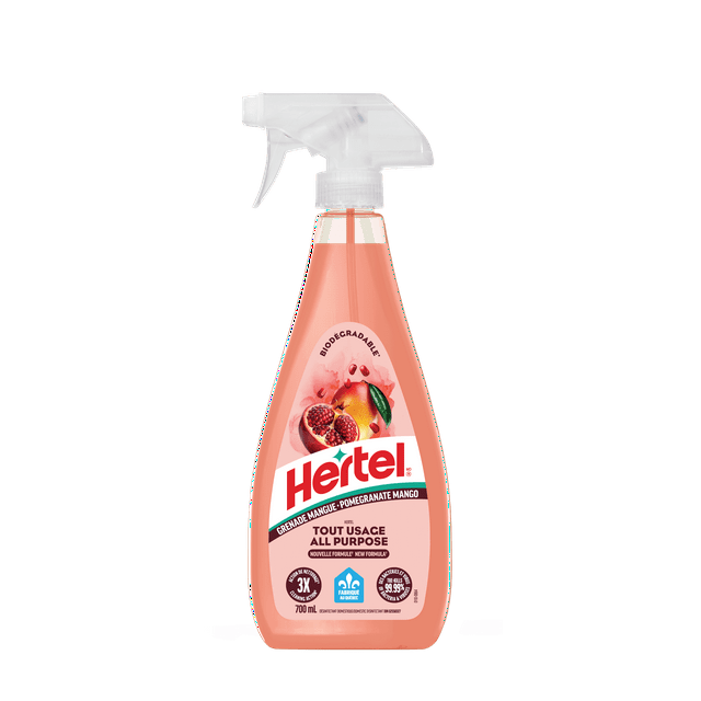 Nettoyant Hertel Désinfectant tout usage, Grenade Mangue, 700ml