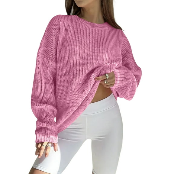 2025 Fall Trendy Women's Casual Long Sleeve Solid Color Wool Hollow Out Sweaters Female Lightweight Crochet Pullover Tops