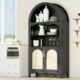 thumbnail image 4 of LAZZO 63" Arched Pantry Cabinet, Storage Cupboard with Anti-Tipping Device, Black, 4 of 8