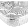 thumbnail image 3 of 40 Pack 8" x 8" Square Aluminum Foil Pans with Clear Lids, Disposable Foil Containers Aluminum Foil Trays for Cooking, Baking, Storing, Silver, 3 of 6