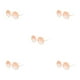 thumbnail image 1 of Minnieouse Gafas de sol clásicas de perlas adecuadas para cualquier ocasión Gafas de sol redondas Marco de PC Protección Marco blanco Champagn Type2 NO2, 1 of 6
