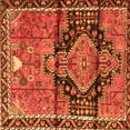 thumbnail image 1 of Ahgly Company Indoor Square Persian Orange Traditional Area Rugs, 3' Square, 1 of 1