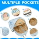 thumbnail image 2 of Mochila Bluboon de 33 x 15 x 43 cm, de pana, ligera, para niñas, 2 of 7