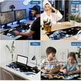 thumbnail image 4 of Gaming Mouse Pad Large XL XXL Mouse Pad, Japanese Sea Wave Large Mouse Pad, 31.5 x 11.8inches 2mm Non-Slip Rubber Base Desk Mat, 4 of 7