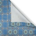 thumbnail image 3 of Ambesonne Moroccan Kitchen Curtains, Patchwork Style Blue, 55"x45", Blue Aqua Orange, 3 of 3