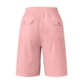 thumbnail image 4 of Cathalem Mens Shorts Athletic Big and Tall Men's Washed Out Short, Classic Fit Sportwear(Pink,XXXL), 4 of 5