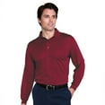 thumbnail image 1 of Monterey Club Men's Solid Long Sleeve Golf Polo Shirt #1271, 1 of 2