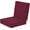 Burgundy, variant on Outdoor Deep Seat Patio Cushions, 24 x 24 Waterproof & 3-Year Fade Resistant Outdoor Cushions with Removable Covers,Ties and Handle for Chair, Sofa, Couch, Black