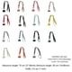 thumbnail image 4 of Injueey Cordones universales para teléfono, parche cruzado para acampar, cuello anticaída, cuerda colgante, correa para el cuello, accesorios Teléfono y Comunicación Rojo, 4 of 6