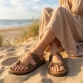 thumbnail image 5 of Cushionaire Luna Cork Footbed Sandals for Women – Comfortable Slip-On Women's Shoes with Genuine Suede Footbed & Arch Support | Slides for Women, 5 of 20
