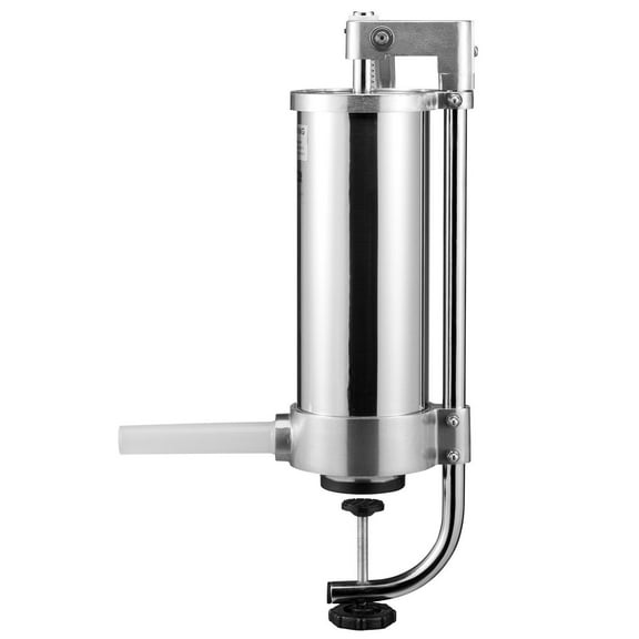 5LBS/3L Sausage Stuffer, Homemade Sausage Maker, Stainless Steel Sausage Filler, Vertical Sausage Stuffer for Kitchen, 2 Speed
