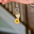thumbnail image 4 of Sunflower Keychain 12 Sets Summer Theme Party Gift Kit Keychains Bags Bulk Delicate Miss Mesh Silica Gel, 4 of 6