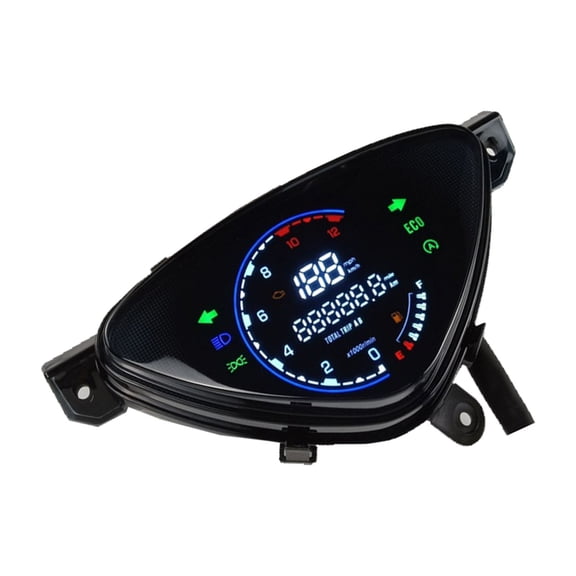 Multifunctional Clear Large Display Motorcycle Dashboard with Speedometer Gauge 12V Accurate Readings for Mio110 SPORTY