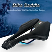 Joernso Bike Saddle Widen Surface Breathable Long Mountain Cycling Saddle Ultra Light Racing Seat Cushion for Bicycle