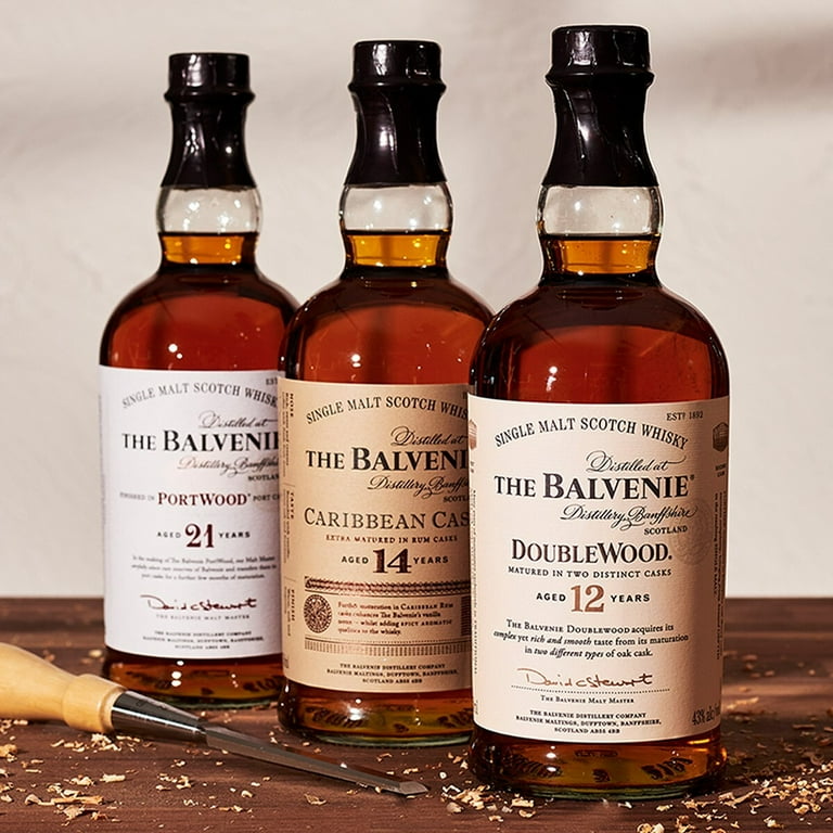 The Balvenie DoubleWood 12 Single Malt Scotch Whisky, 750ml Glass