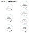 thumbnail image 3 of Type C Flat Cable Type C Male to Male 2A Charge Data Extension Silicone Cable 480Mbps Data Transfer Cable for Phone, 3 of 4