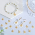 thumbnail image 4 of 1 Box 100Pcs Gold Flower Charms Floral Charms Bulk Alloy Cute Spring Plant Small Blossom Charms for Jewelry Making Charms Supplies Accessories Necklace Bracelet Making Crafting Women gold DIY, 4 of 6