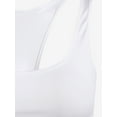 thumbnail image 3 of ZAFUL Women Tanlk Top Cutout Layered Racerback Crop Top White S, 3 of 4