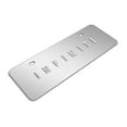 thumbnail image 3 of INFINITI Name in 3D European Look Half-Size Brush Metal License Plate, 3 of 5