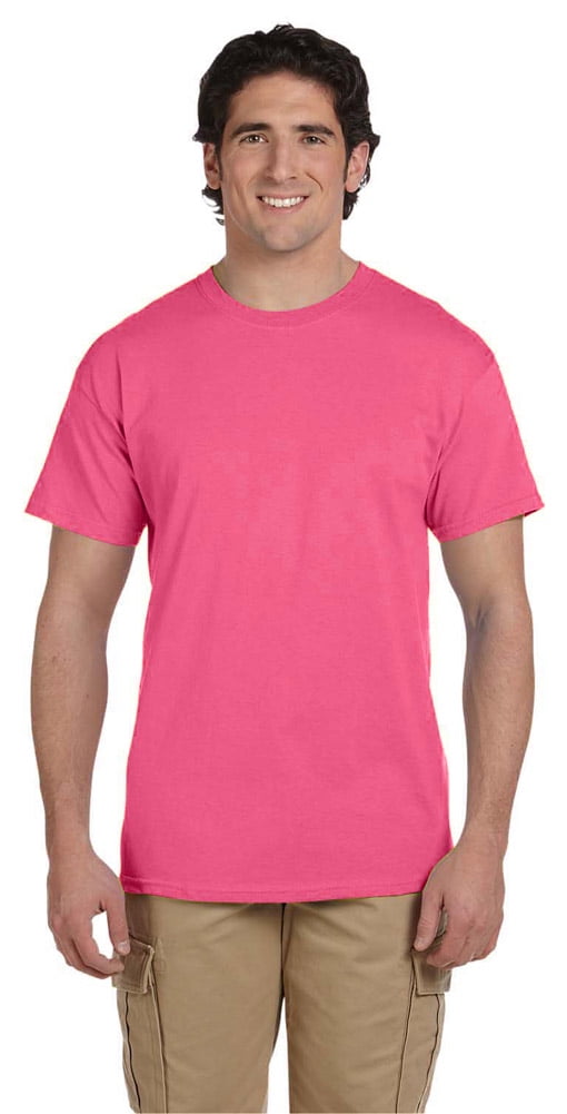 3931 HD Cotton T-Shirt -Neon Pink-3X 