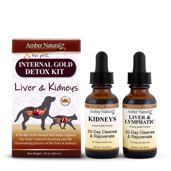 Amber NaturalZ Internal Gold Purification Kit for Dogs and Cats