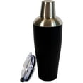 thumbnail image 1 of Stock Harbor Stainless Steel 30 Ounce (887 Milliliter) Double Wall Cocktail Shaker Vacuum Insulated Tumbler and Shaker Top; Powder Coated Black, 1 of 6