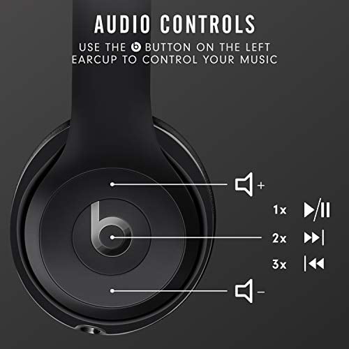 Open Box Beats Solo3 Wireless On-Ear Headphones - Black - Walmart.com