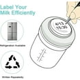 thumbnail image 7 of Wide Neck Baby Bottle,Glass Breastmilk Storage Pump Bottles,6oz,BPA Free,4 Gray Lids, 7 of 7