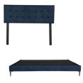 thumbnail image 1 of Base Cama Slim Dicasa con Cabecera King Size Bilbao Azul, 1 of 8