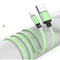 thumbnail image 4 of Línea de datos de extensión multifuncional portátil amarilla, línea de carga rápida de teléfono tres en uno de silicona líquida, 4 of 5