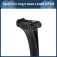 thumbnail image 6 of Unique Bargains Bike Seat Posts 27.2x330mm Bike Saddle Post Seat Tube Carbon Fiber Matte Black Adjustable Angle Seat 12 mm Offset, 6 of 8