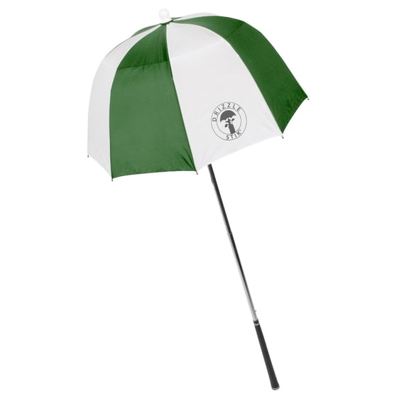 DrizzleStik Flex Golf Umbrella Green