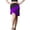 A-Purple491, variant on XIAONU Fringe Latin Dance Skirt For Women Asymmetrical High Waist Skirt Stretchy Performance Practice Skirts