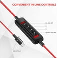 thumbnail image 4 of USB C headset with microphone for laptop phone, noise-canceling microphone headphones for computer, on-ear wired office call center headset for, 4 of 5