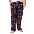thumbnail image 5 of Stranger Things Men's Hellfire Club Roll For Your Life Lounge Bottoms Pajama Pants, 5 of 6