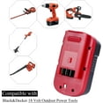 thumbnail image 4 of 2 Pack 4.0Ah 18Volt HPB18 Replacement Battery Compatible with Black and Decker HPB18 HPB18-OPE 244760-00 A1718 FS18FL FSB18 Firestorm Black & Decker 18 Volt Battery, 4 of 6