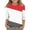 Red, variant on Toddler Girl Tee Shirts Color Block Casual Shirt Crewneck Dressy Causal Top Loose Fit Tunic Top