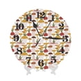 thumbnail image 7 of Kdxio Clock number Print Wall Clock,10 Inch Battery Operated Wall Clocks,Silent Non Ticking Small Analog Clock for Living Room,Office,Home,Bedroom,Kitchen,Bathroom, 7 of 7