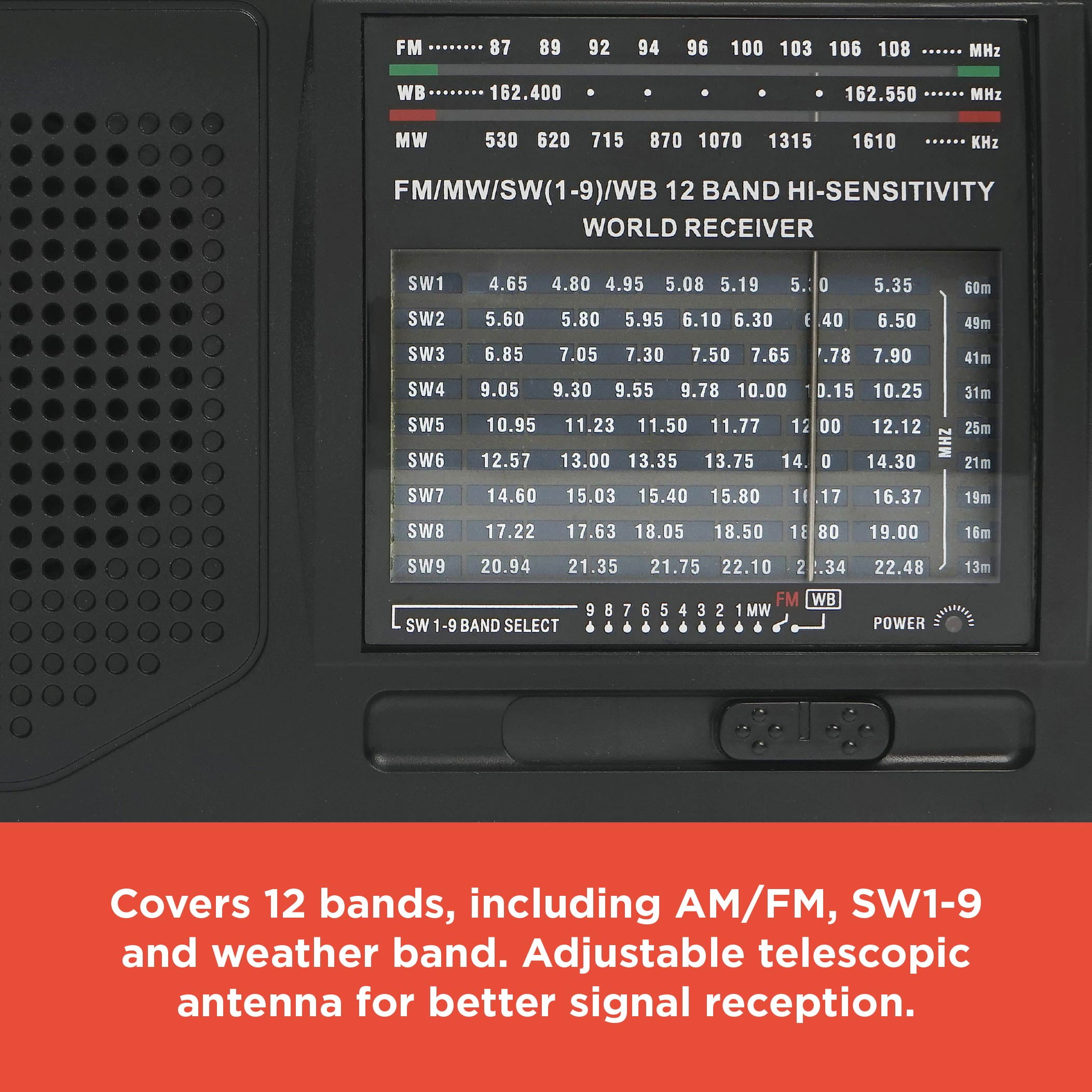 RadioShack Portable Multi-Band Radio with Weather Band 1202271