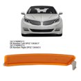 thumbnail image 4 of Front Bumper Side Marker Lights Reflector, Amber Lens Side Reflector Replacement for MKZ 2013-2016, Wear Resistant, Durable, Perfect Fit, Direct Replacement, Fits MKZ 2013-2016, 4 of 7