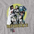 thumbnail image 2 of Beetlejuice Poster Revisited Unisex Adult T-Shirt, Athletic Heather, Medium, 2 of 6
