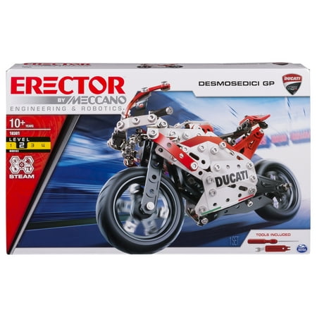 Erector by Meccano Ducati GP Model Motorcycle Building Kit