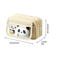 Eoozwa Large Pencil Case, Big Capacity Pencil Pouch, Waterproof Stationery Pen Bag, Storage High Capacity Markers Pen Bag Zipper Pencil Pouch for Women Men