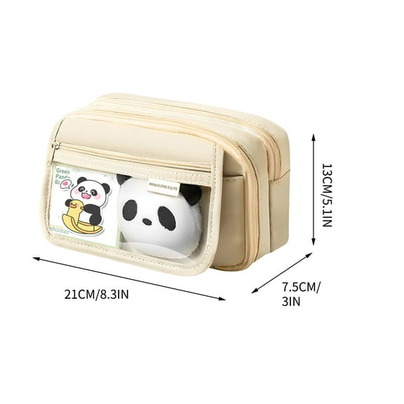 Eoozwa Large Pencil Case, Big Capacity Pencil Pouch, Waterproof Stationery Pen Bag, Storage High Capacity Markers Pen Bag Zipper Pencil Pouch for Women Men