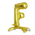 thumbnail image 2 of BalsaCircle 27" Gold Letter F Mylar Foil Plain Standing Balloons Birthday Party Decorations, 2 of 8