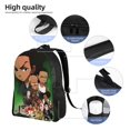 thumbnail image 3 of The Boondocks Backpack, Large Capacity Travel Bookbag, Durable Water-Resistant Laptop Backpack For Work, College, And Daily Use, 16.1x11.8x6.5 Inch, 3 of 8