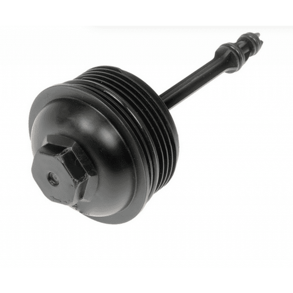 KarParts360 For Audi A5 2012 13 14 15 2016 Oil Filter Cap | Plastic | Black | Thread On | Replacement For 03L115433, 03L115433B