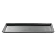 thumbnail image 3 of Bugambilia PU002BB Aluminum Gourmet Buffet Platter 19"L x 7-1/2"W solid black, 3 of 3