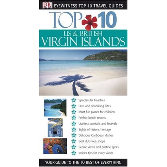Pre-Owned Top 10 Virgin Islands, Us and British (DK Eyewitness Top 10 Travel Guides) Paperback